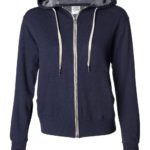 Independent Unisex Heather French Terry Zip-Up Hooded Sweatshirt