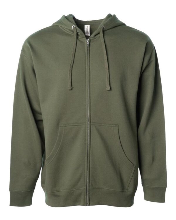 Independent Midweight Zip Hooded Sweatshirt