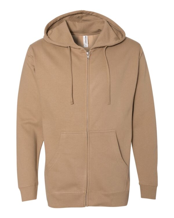 Independent Midweight Zip Hooded Sweatshirt