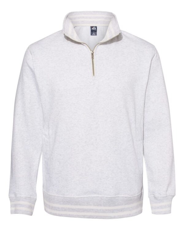 Ash Front High J. America Relay Fleece Quarter-Zip Sweatshirt