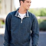 J. America Relay Fleece Quarter-Zip Sweatshirt