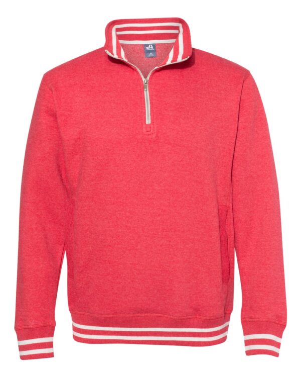Red Front High J. America Relay Fleece Quarter-Zip Sweatshirt