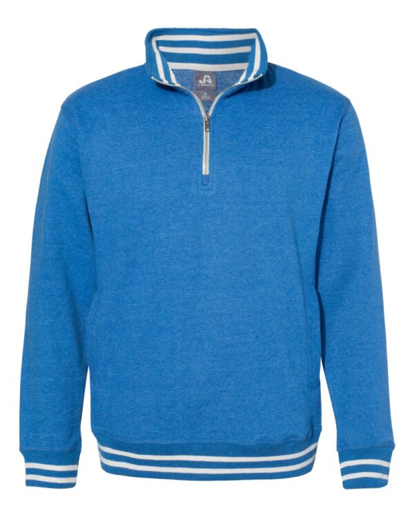 Royal Front High J. America Relay Fleece Quarter-Zip Sweatshirt