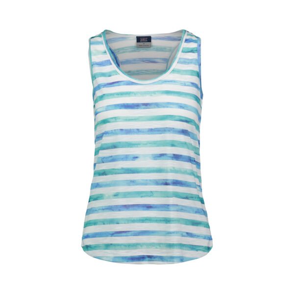 MV Sports Women’s Slub Jersey Printed Tank Top