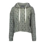 MV Sports Starry Cropped Hooded Sweatshirt