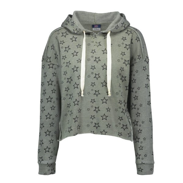 MV Sports Starry Cropped Hooded Sweatshirt