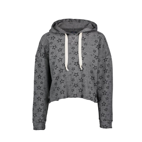 MV Sports Starry Cropped Hooded Sweatshirt