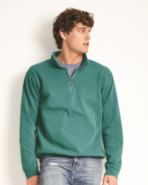 Comfort Colors Garment-Dyed Quarter Zip Sweatshirt