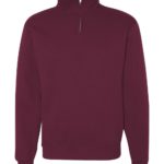 JERZEES Cadet Collar Quarter-Zip Sweatshirt