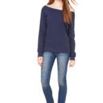 Women’s Sponge Fleece Wide Neck Sweatshirt