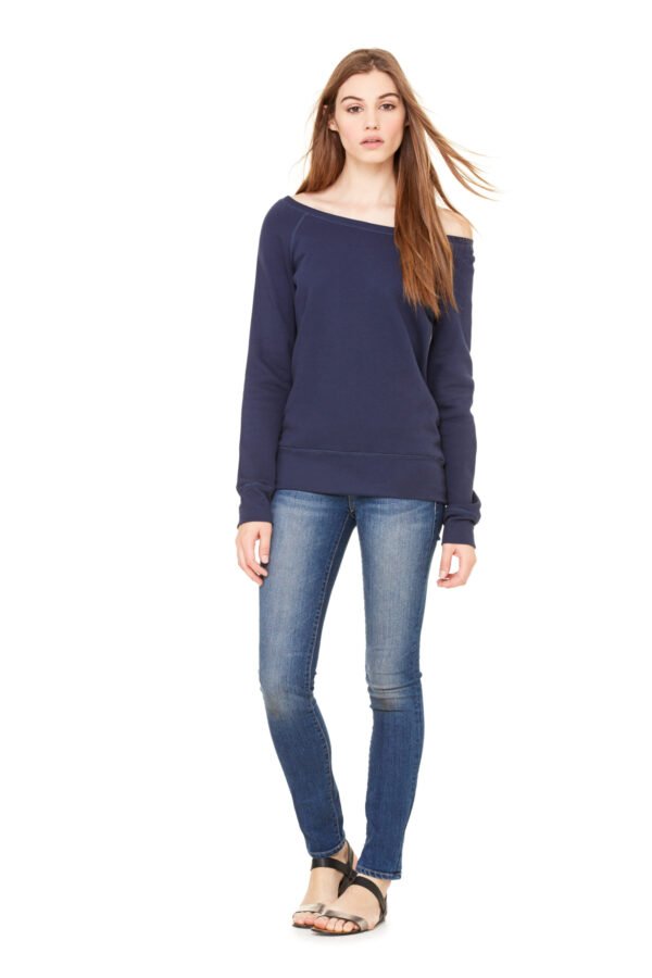 Women’s Sponge Fleece Wide Neck Sweatshirt