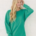 Jersey Pom Pom Long Sleeve T-Shirt
