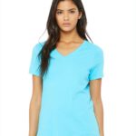 BELLA + CANVAS Women’s Relaxed Jersey V-Neck T-Shirt